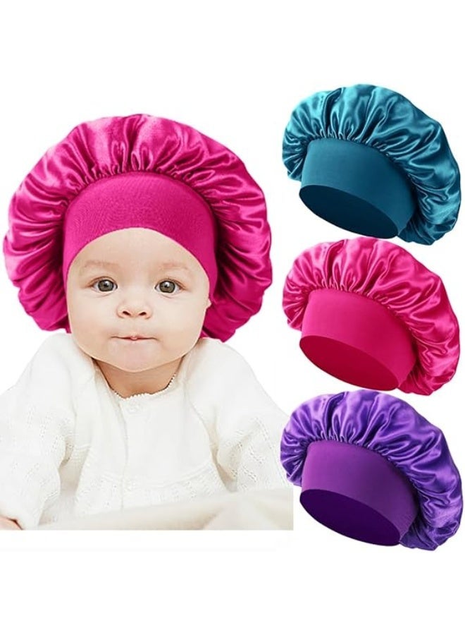 Baby Bonnets for Sleeping,Infant Sleep Cap Hair Bonnet for Baby Girls,Boys,Toddler - Image 1